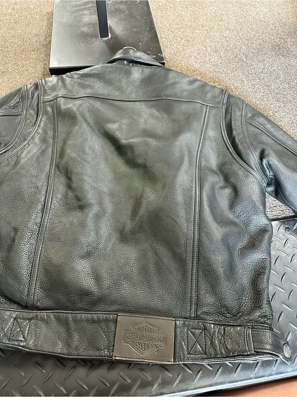 Men's Harley Davidson Black Leather Jacket